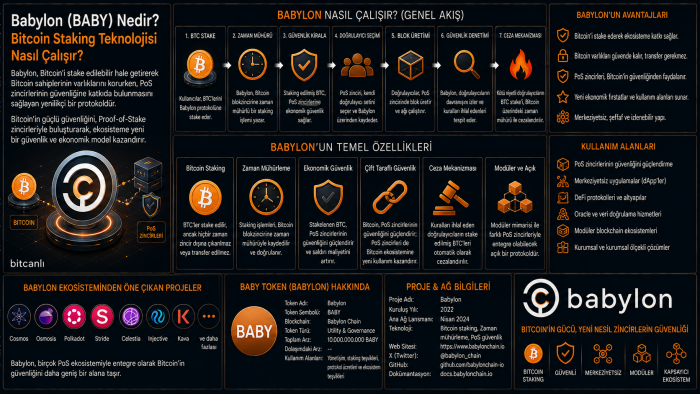 Babylon (BABY) Nedir? Bitcoin Staking Teknolojisi Nasıl Çalışır?